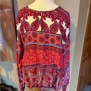 Crosby Paisley Print Blouse